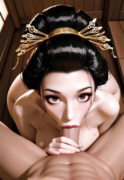 Hentai anime - A very rich blowjob of a busty woman