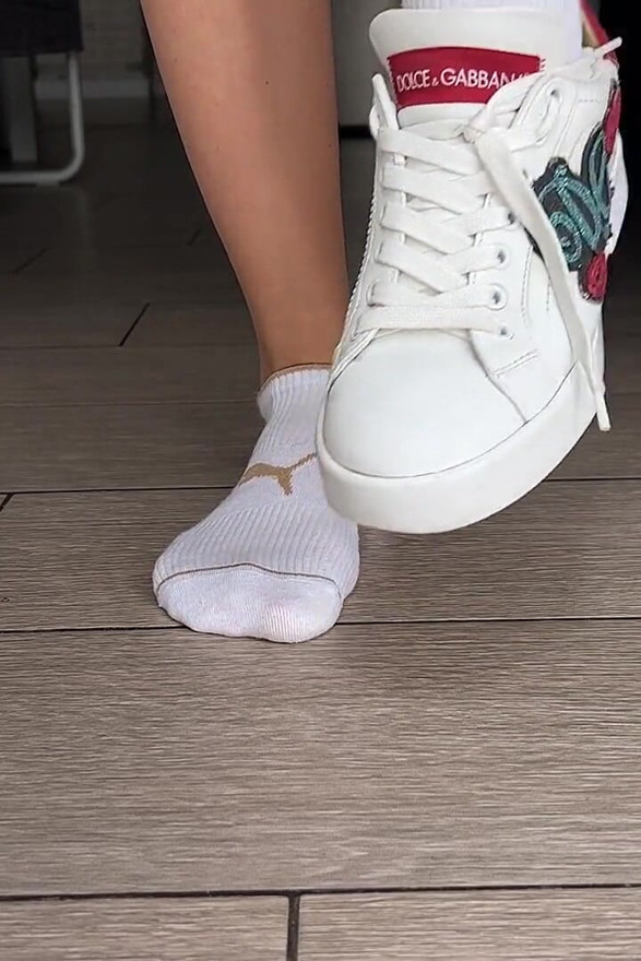 Walking in D&g Shoes