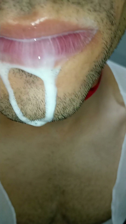 Deepthroat latino sloppied saliva ahegao, spitting, kissing, submissive, oral fucking | Clip 2