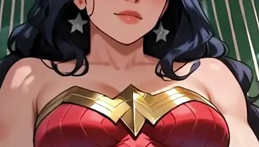 Wonder Woman dengan tubuh aduhai dan toket besar dientot habis-habisan di pantai