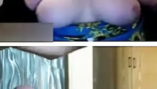 Chat Roulette - Jerk Off On Her Puffy Tits