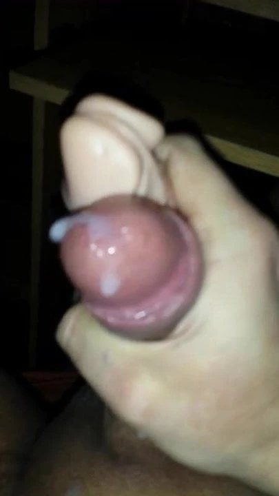 quick cum with toy