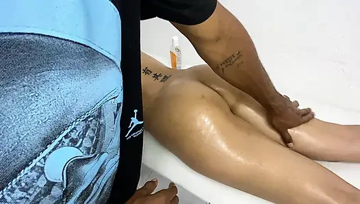 Real Massaging My Stepmom And She Begged Me To Fuck Her Hard