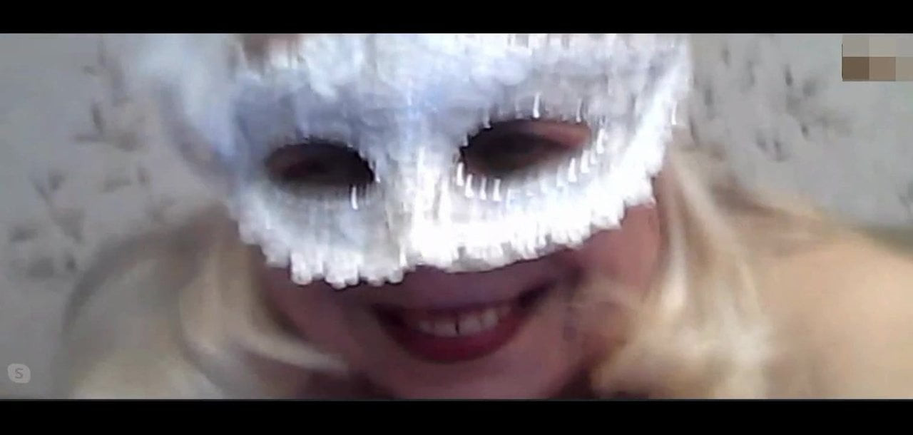 Russian blonde on skype