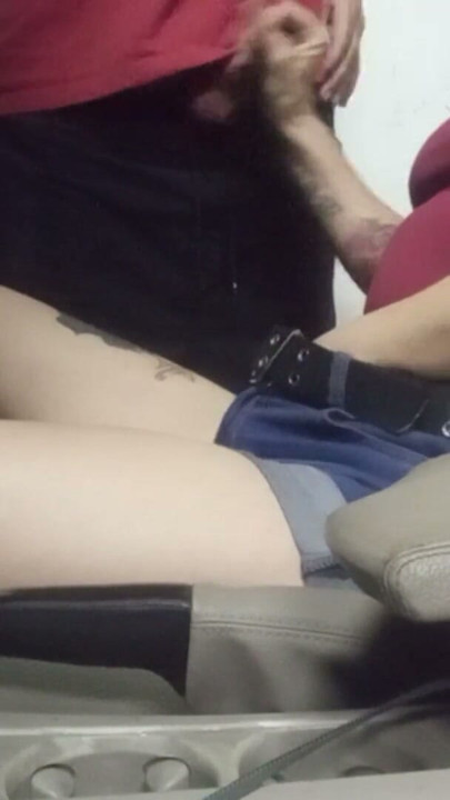 Pussy playing in the car | Clip 1