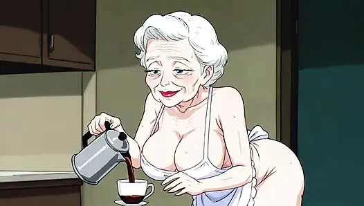 Ai reift in Küchen mit dicken titten