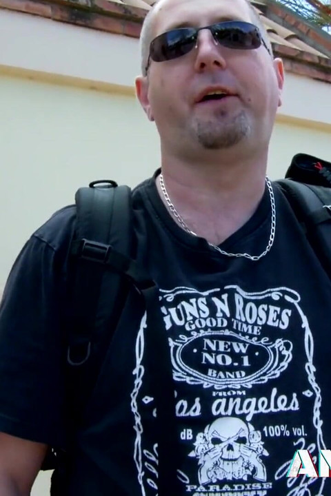 Fucking blonde small tits teen Dulce Chicki besides a car