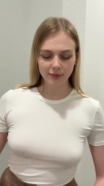 Unforgettable moment from "MY NEW UPSTAIRS NEIGHBOR TURNED OUT TO BE A WHORE AND SPREAD HER LEGS IN THE HALLWAY - PUBLIC SEX"