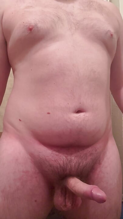 Chubby boy jerk off