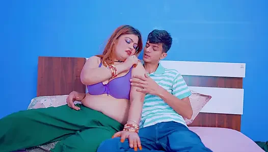 Big boobs hot newly married couple enjoyed their first suhagrat night