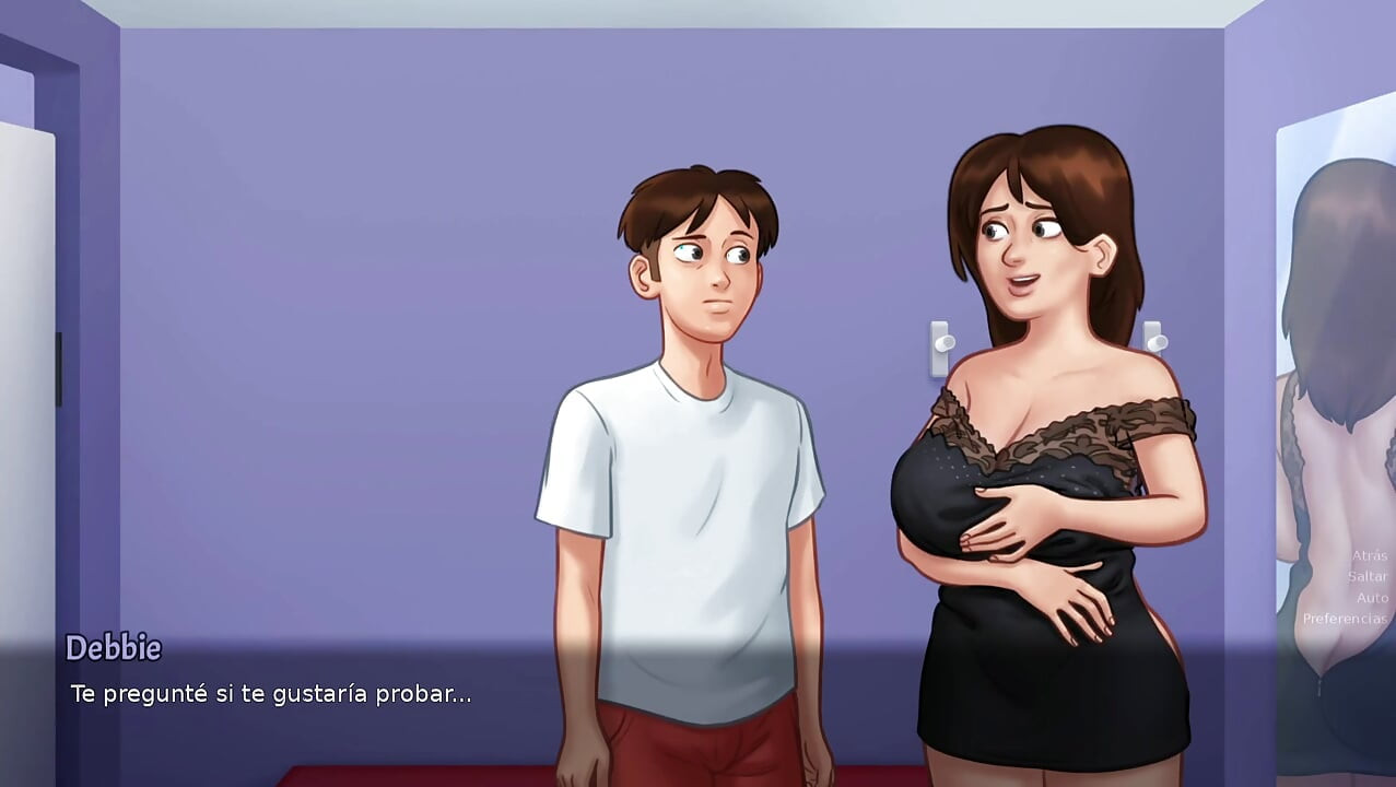 Stiefmutter hilft mir, meine sexuellen fantasien zu befriedigen - summertime saga