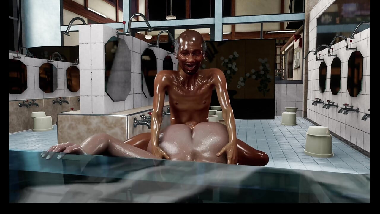 3D BBW Mature MILF Teasing the Old Big Dick to Fuck Her Wet Pussy