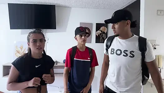 What could happen if a group of hot friends share a hotel room?