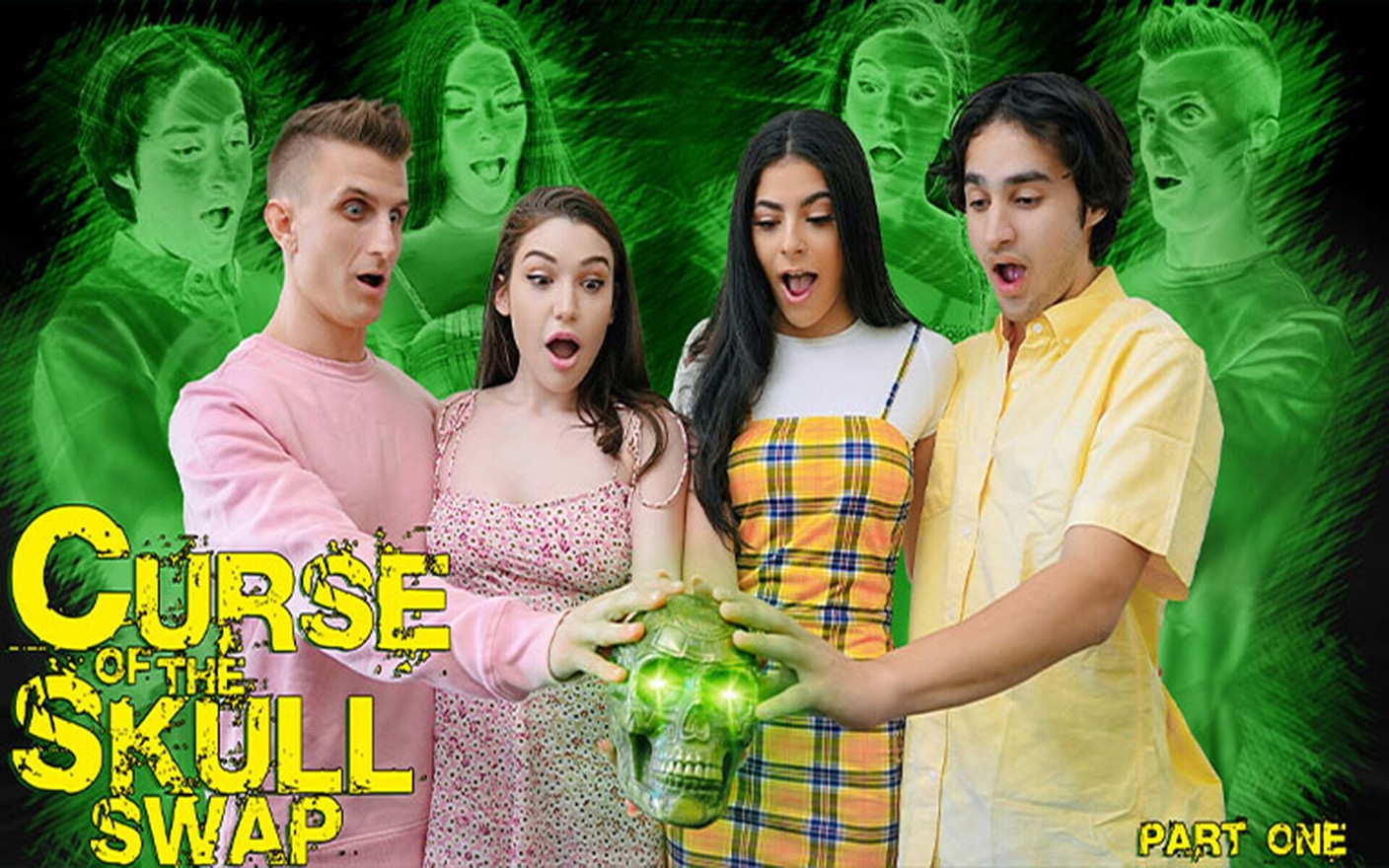 Body Swapping Stepsiblings Engage in a Wild Foursome to Break the Curse