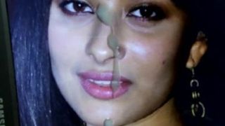 cummed on madhurima's sexy hot face