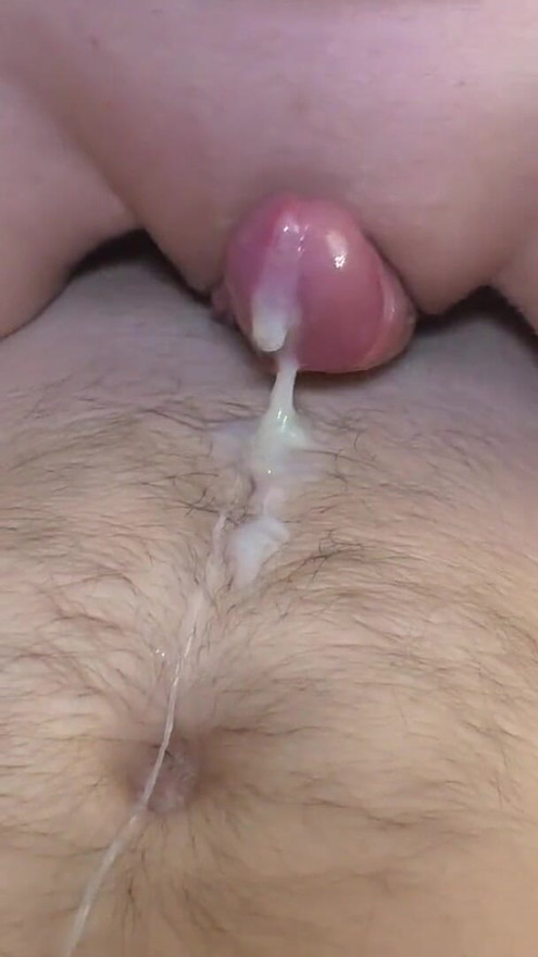 My hot pussy rubs on his dick, but no penetration and he nice cum POV | Clip 1