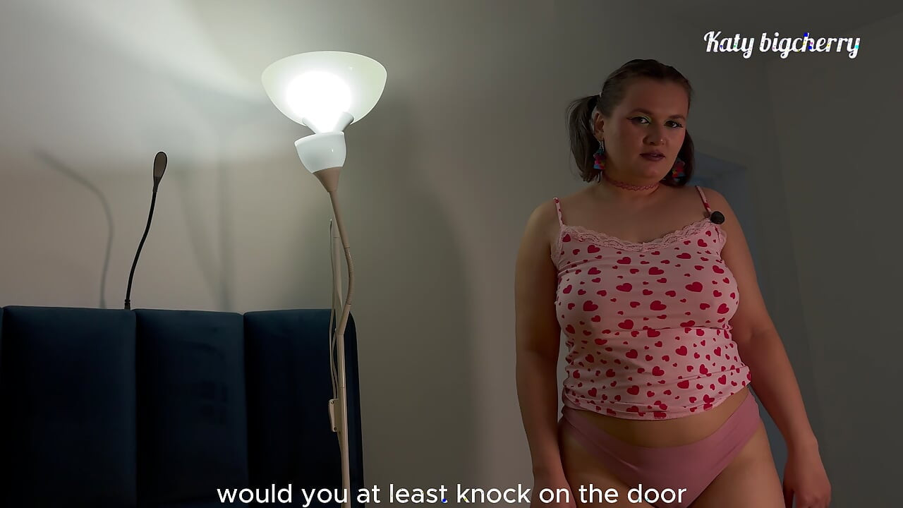 Stepsister is afraid to spend the night alone, so I cum in her ass