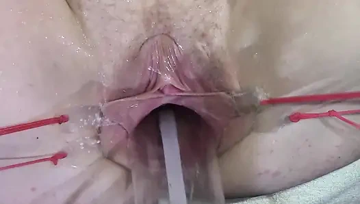 11 Weit Gespreizte Muschi Nahaufnahme Ficken Mit Lampe 1000 Watt