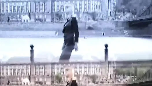 Горячая блондинка во власти двух больших твердых членов