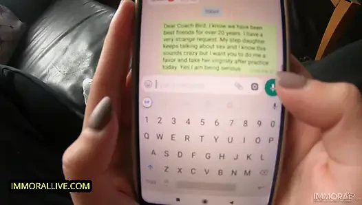 Flexible 18-year-old gymnast cons her coach & stepdad u2013 Mia Split part 1 of 2