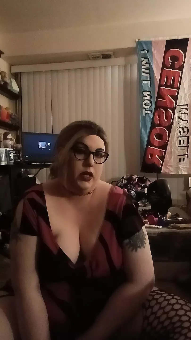 Trans slut being a tease