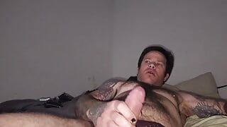 Stroking till i cum while watching porn