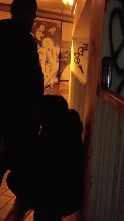 Whore degraded in parking garage | Clip 1