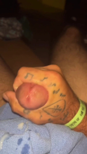 Thrilling moment from "Finish shower and cum multiple times while listening to sex"
