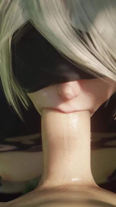2b Big Ass Anal Cowgirl Fuck After Sloppy Blowjob - Nier Automata 3D Porn