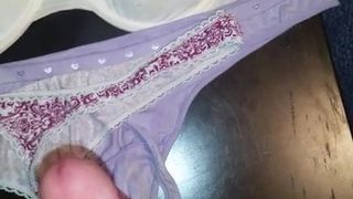 Allison's 2 dirty thongs and Bailey's cum stained 38 C bra