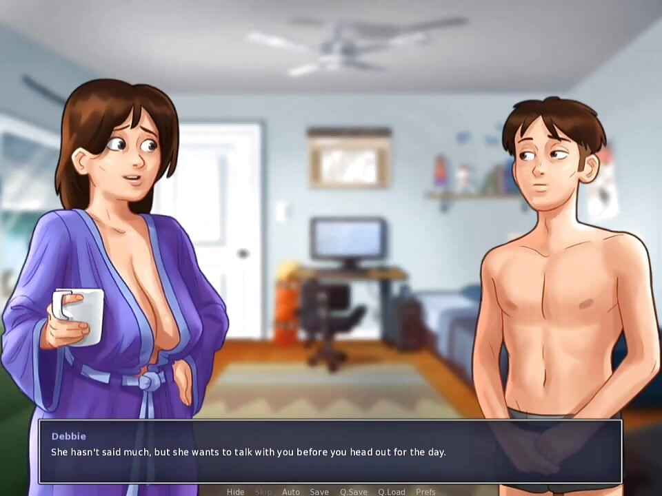 เย็ดครูนมใหญ่ของกู - Summertime Saga part 9