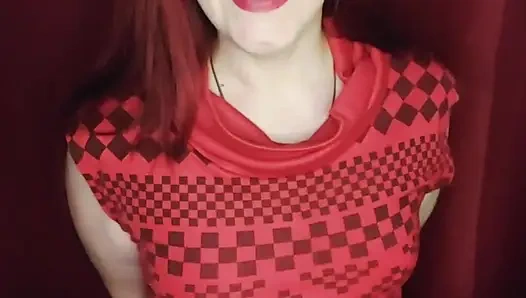 Adik tirimu yang hot lagi ngerasy kostum! JOI Argentina