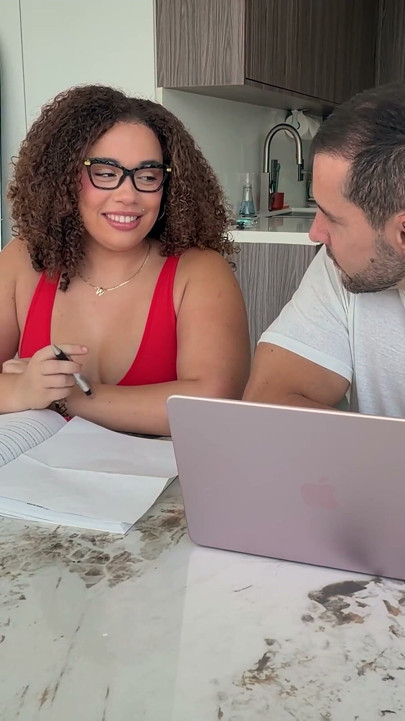 Big Tit Italian Step Mom Seduces the Tutor Into a Threesome