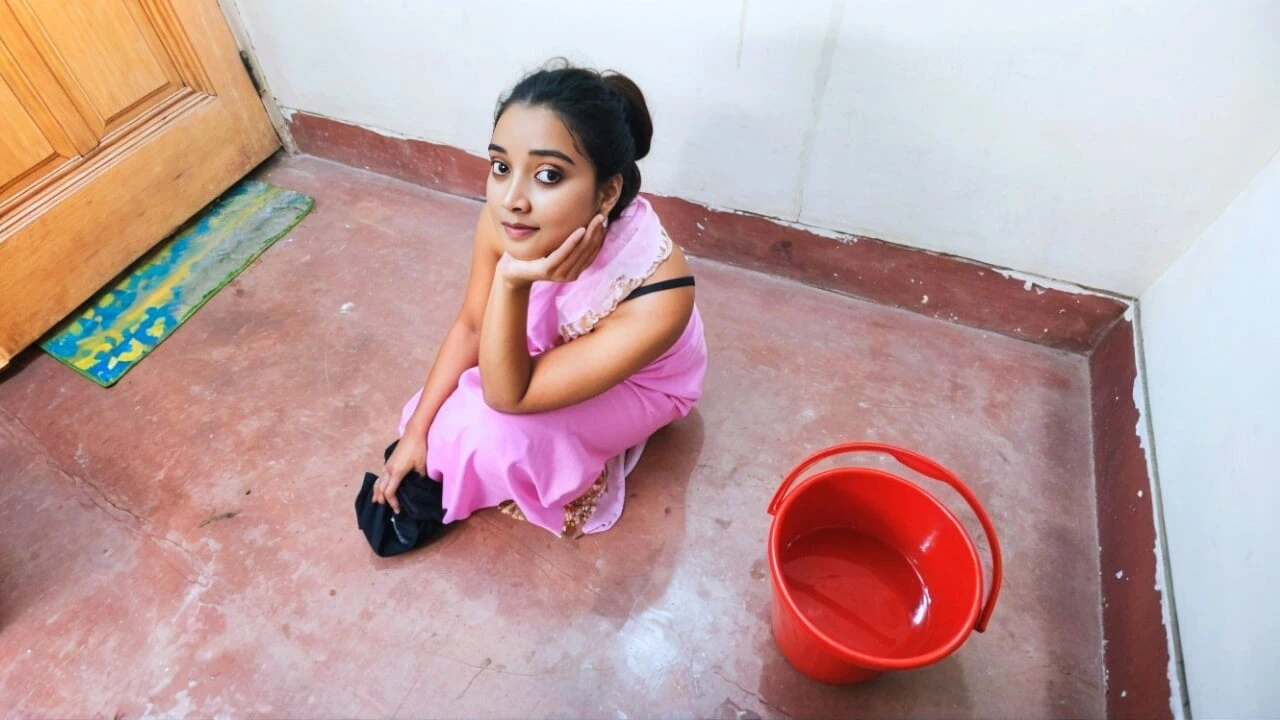 娇小的孟加拉女仆的紧致阴户被老板的大鸡巴摧残