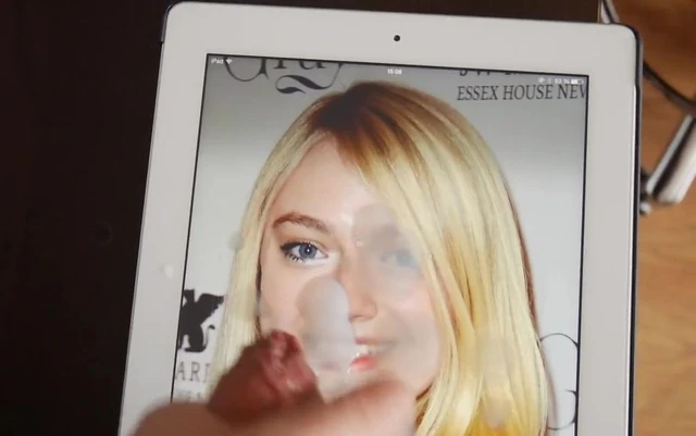 Dakota Fanning cumtribute - april 2015