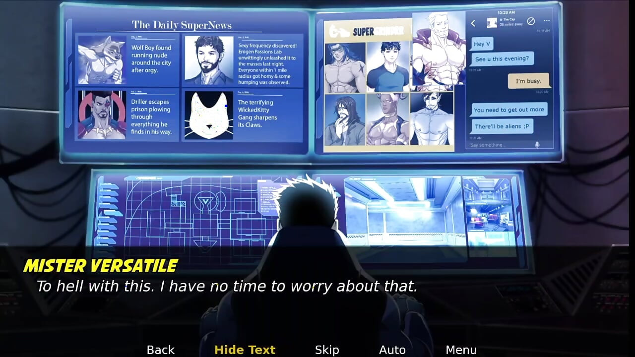 나는 파티에서 거대한 직선 사람들이 다재 다능한 남자의 의상을 기대하지 않았다.