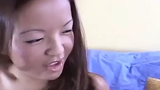 Carrie Sucking a Pair of Balls Dry