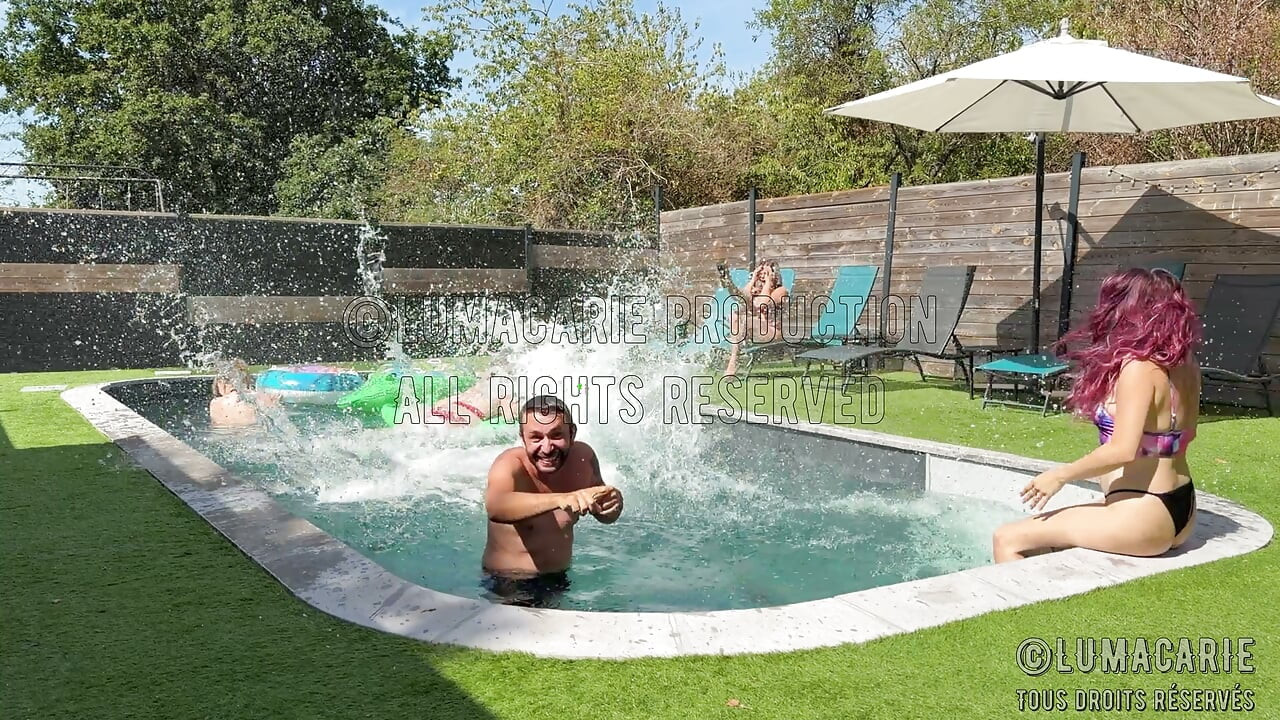 Orgy at the Pool