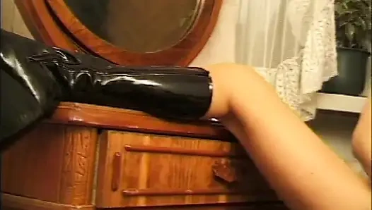 Ateşli lezbiyen seksi parti