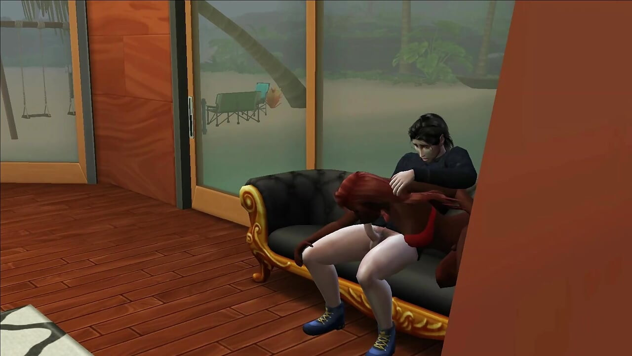 threesome brunette trans blonde girl and trans