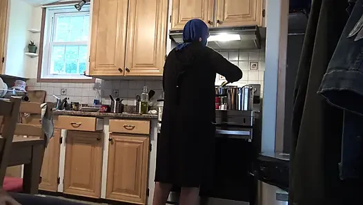 My Best Freinds Wife Almost Caught Me Masturbating !!!
