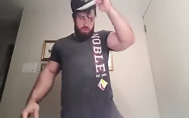 Hairy muscle bear