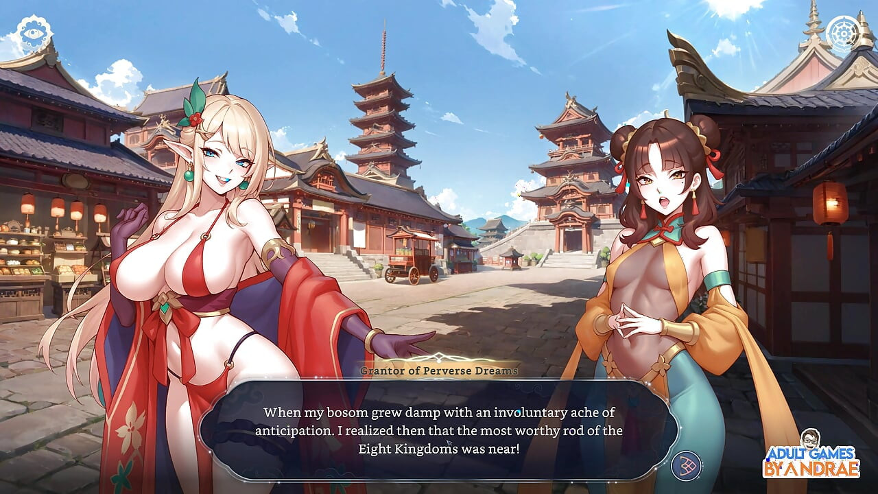 后宫幻想 -的忍者滚动游戏第1部分 - 进入神乐村