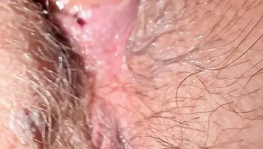 Lubang pantat merah muda closeup