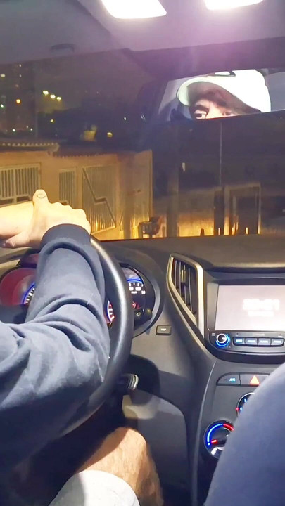 Epic moment from "Married woman shows her ass to the app driver and they end up having sex inside the car"
