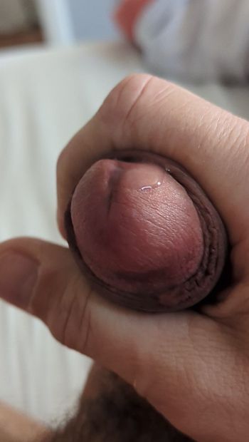 I have been masturbating for a little while and got some nice leaking!  I love feeding myself and being a good submissive slut.  Comments are always welcome!