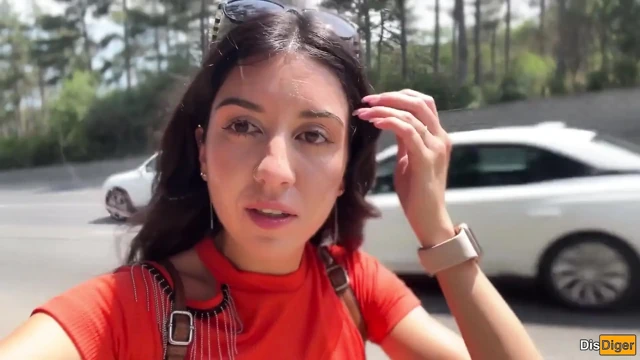 Crazy Girl Sucking Dick in the Bushes - Huge Facial Cumwalk
