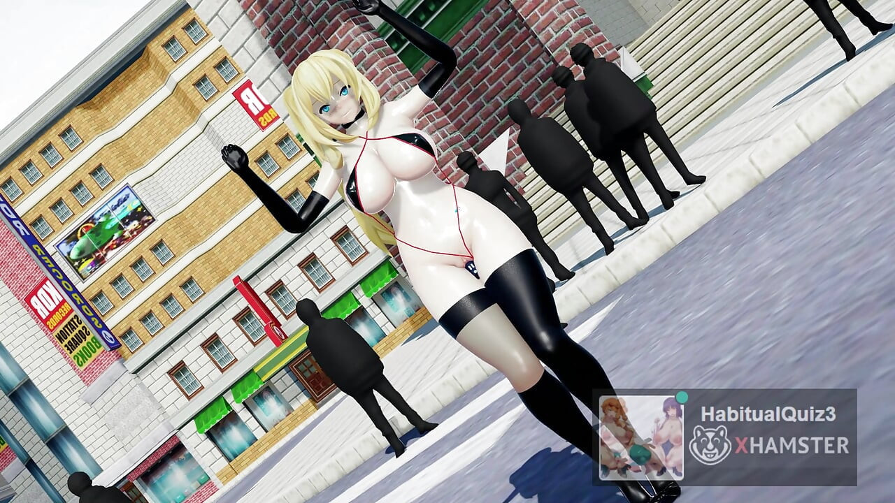 MMD R18 גוקוראקו לזיין דילדו קשה רוצה לזיין קוספליי גנגבנג אנאלי ציצים גדולים תושב הרשע גנשין 3D הנטאי