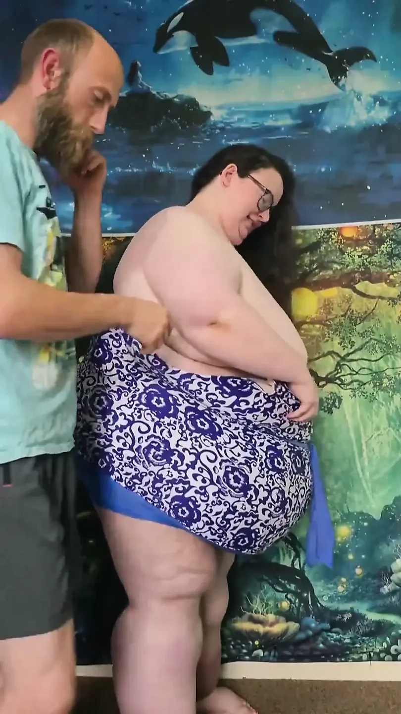 SSBBW Giant Fat Body Swim Suit with Help