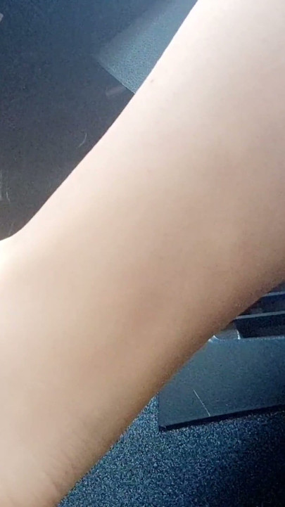 Heavy Traffic Pedal Pumping in Boho Slides: Low-cut Ethnic Dress POV